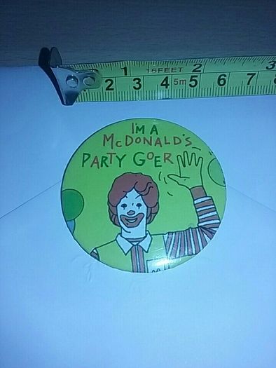 McDonalds badge fast food