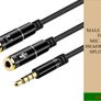 Male 3.5mm To Headphone And Mic Splitter Image 10