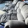 Grey 3+2 sofa recliner set Image 4