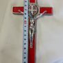 large red crucifix cross,,lovely condition,, beautiful,,,buyer collects or pays postage thank you,,sold as is ,some of the money will be going to charity,good cause ,, Image 10