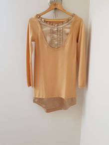 Champagne and gold dress