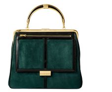 Balmain H & M green large bag