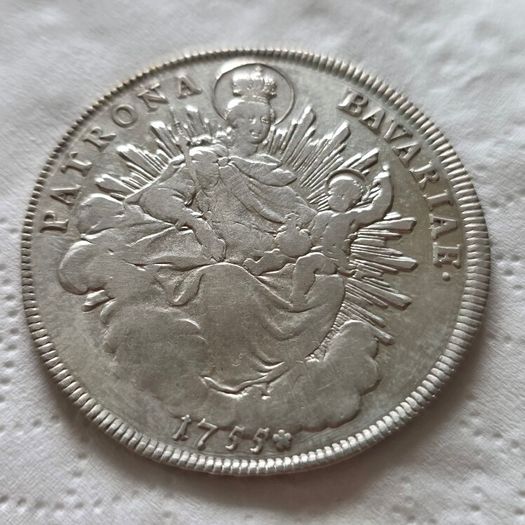 Thaler 1755 & 1/2 Thaler 1754 Bavaria