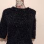 Black Sequin Jumper Top, New with tags Image 6