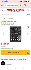 Yamaha Ag06 Brand New