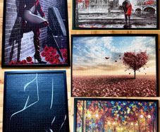 1000,Piece Wooden Jigsaw Puzzles ,Framed
