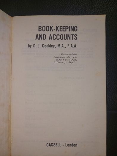 Coakley's Book Keeping & Accounts - 1976