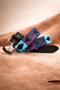 Unisex Handmade Leather Polo Belt Woven Argentine Style Belt