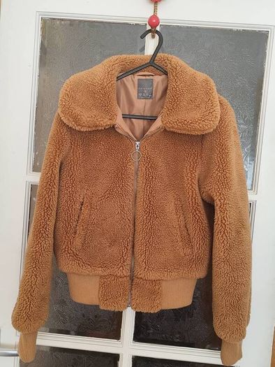 Primark Cozy Teddy Fleece Zip-Up Jacket (Size S)
