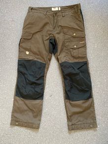 Fjallraven Vidda Pro Winter Trousers G-1000 Cargo Pants Brown Mens Size 50