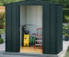 TOP Riverton 6x4 Metal Shed Anthracite Grey