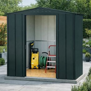 TOP Riverton 6x4 Metal Shed Anthracite Grey