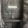 Zara Black Genuine Leather Biker Jacket - Size S Fits XS Image 2