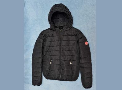 Ladies Black Puffer Jacket Size S