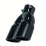 60mm Double Exhaust Tip - Black Image 3