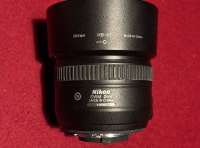 Nikon NIKKOR AF-S 50mm 1.4G, kenko UV filter,pouch
