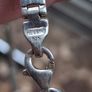 Hellas Greek Key Sterling Silver Marcasite Necklace Image 9