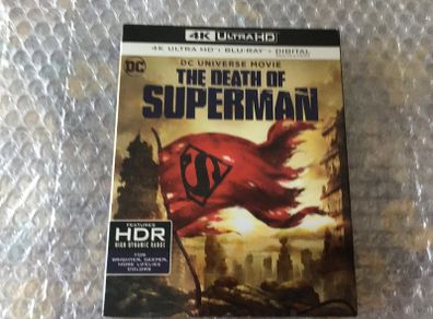 The Death of Superman 4K UHD +Blu Ray+Rare Slipcover