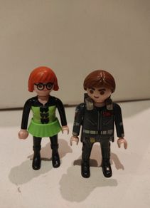 Playmobil Ghostbusters Figures Stantz and Janine Melnitz