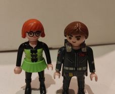 Playmobil Ghostbusters Figures Stantz and Janine Melnitz