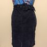 Vila Belted blue Corduroy Skirt, New With Tags, Image 5