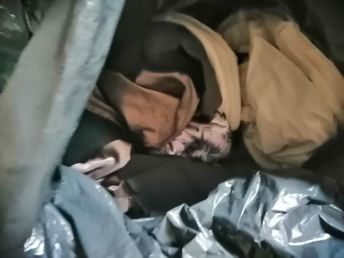 Bags of clothes