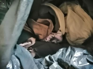 Bags of clothes