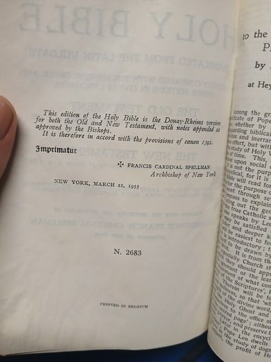 Vintage Douay Bible