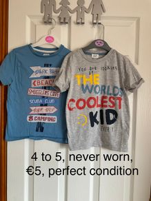 Boys t shirts never worn