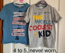 Boys t shirts never worn
