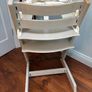 Stokke Tripp Trapp Highchair With Baby Set and tray In Grey and White Image 3