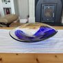 John Rocha Waterford Crystal Large Cobalt Blue Statement Bowl 36 cm Image 2