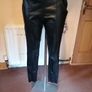 beautiful new savida black leatherette skinnys Image 6