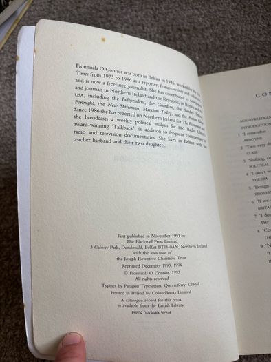 In Search of a State: Catholics in Northern Ireland by Fionnuala O'Connor