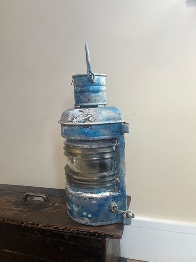 Antique Ouvard & Villars Ships Lamp