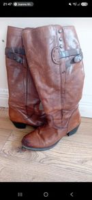 Clarkes knee high boots