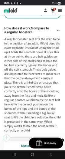mifold Car Seat