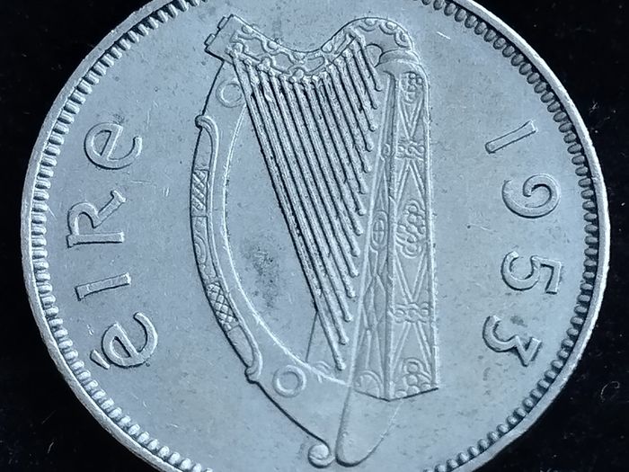 Ireland - 1953 - 6 Pence - Wolfhound - KM.13a - [2713]