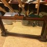 Antique mahogany Mantle Piece Mirror. Image 2
