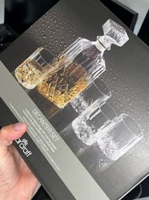 whiskey glass set
