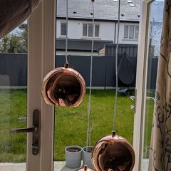 Modern Copper/Rose Gold 3 Globe Pendant Light
