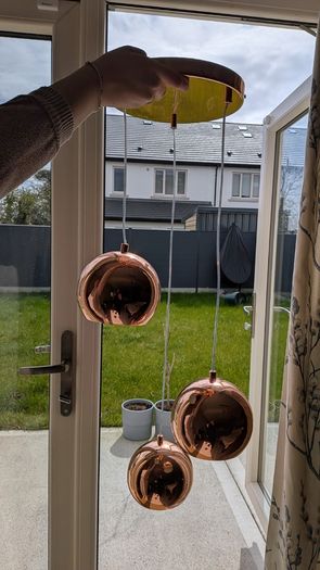 Modern Copper/Rose Gold 3 Globe Pendant Light