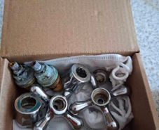 Old sink taps