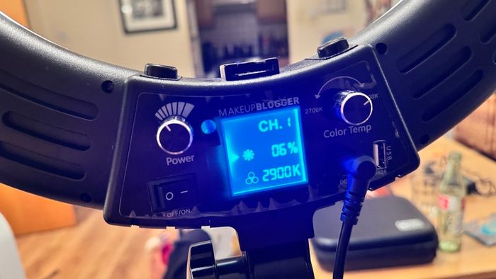 Camera Centre LED Ring Light with Tripod and Carry Case