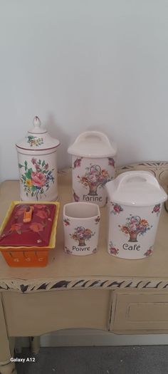 5 Piece French Kitchen Storage Set