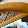 Large Round Mid Century Mirror Image 7