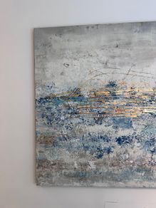 Large Textured Abstract Canvas