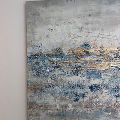 Large Textured Abstract Canvas