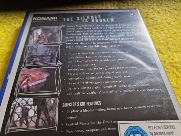 Silent Hill 2 Director s Cut PlayStation2 Ps2 games Original