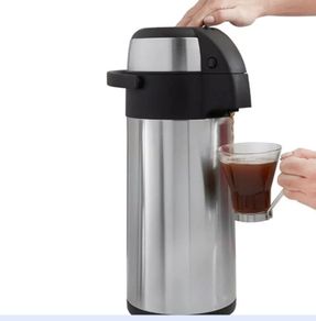 NEW Tea or Coffee Vacuum Air Pot 3 litre Flask